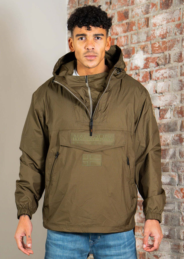 Napapijri Jackets Lightweight Packable Rainforest Overhead rf next Jacket - dark olive