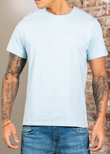 Barbour essential sports t-shirt - pale sky