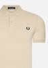 Fred Perry Polo's  Plain fred perry shirt - oatmeal black 