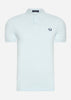 Fred Perry Polo's  Plain fred perry shirt - light ice 