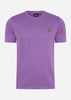 Lyle & Scott T-shirts  Plain t-shirt - card purple 