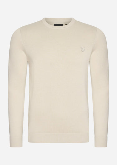 Lyle & Scott Truien  Tonal eagle cotton crew neck jumper - cove 