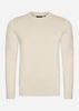 Lyle & Scott Truien  Tonal eagle cotton crew neck jumper - cove 