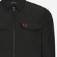 Fred Perry Overshirts  Zip overshirt - black 