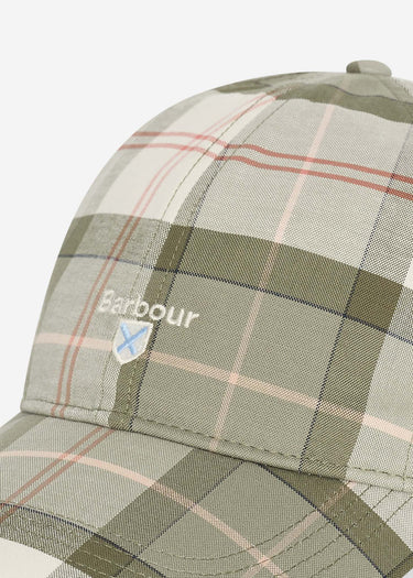 Barbour Petten  Tartan sports cap - glenmore olive 