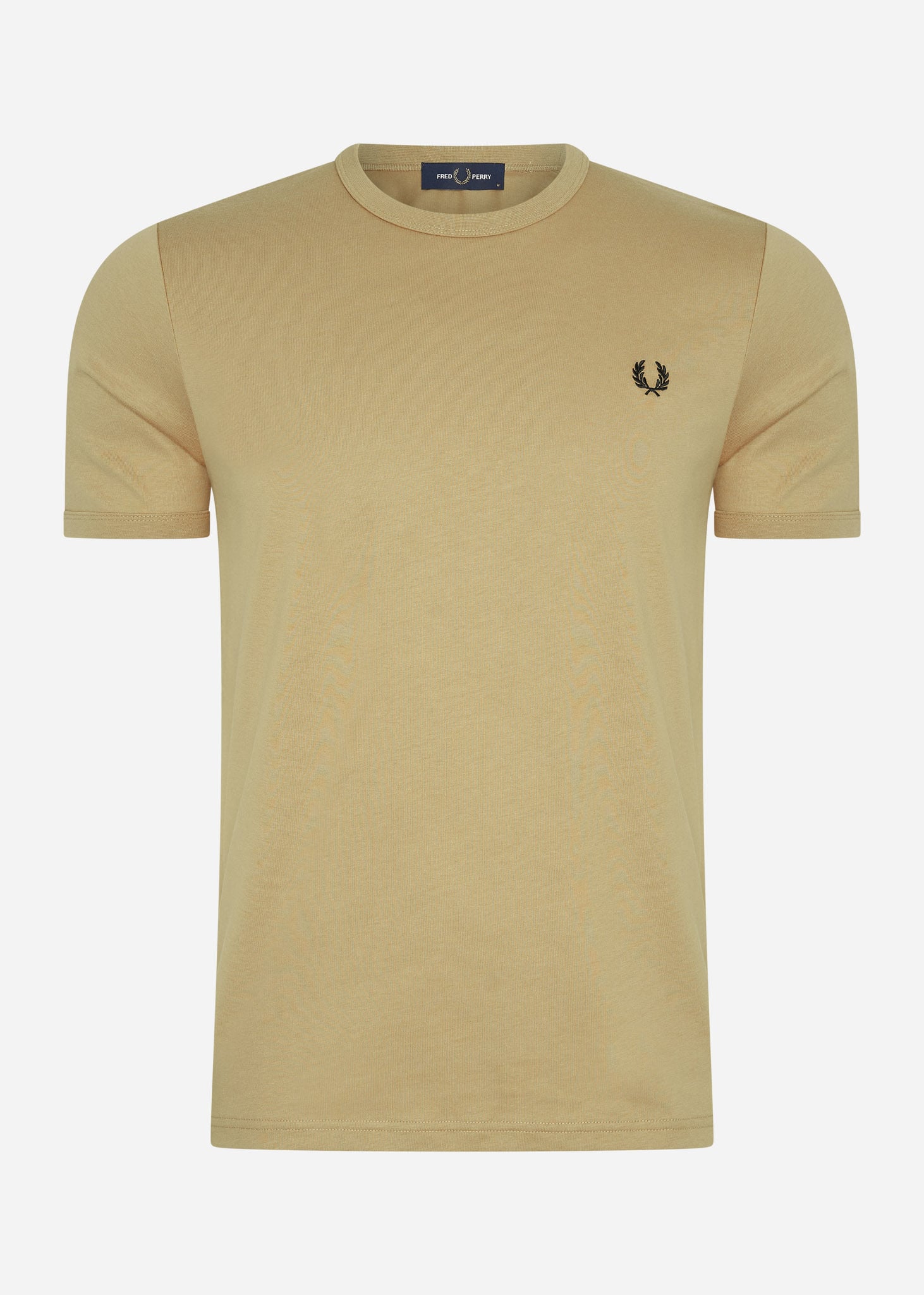 Fred Perry T-shirts  Ringer t-shirt - warm stone black 