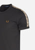 Fred Perry T-shirts  Contrast tape ringer t-shirt - anchor grey black 