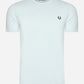 Fred Perry T-shirts  Ringer t-shirt - light ice midnight blue 