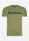 Barbour T-shirts  Logo tee - burnt olive 