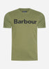 Barbour T-shirts  Logo tee - burnt olive 