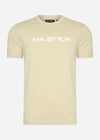 MA.Strum T-shirts  Chest print tee - ash 