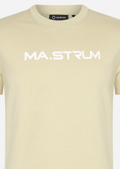 MA.Strum T-shirts  Chest print tee - ash 