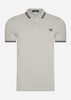 Fred Perry Polo's  Twin tipped Fred Perry shirt - limestone black 