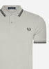 Fred Perry Polo's  Twin tipped Fred Perry shirt - limestone black 