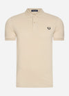 Fred Perry Polo's  Plain fred perry shirt - oatmeal black 