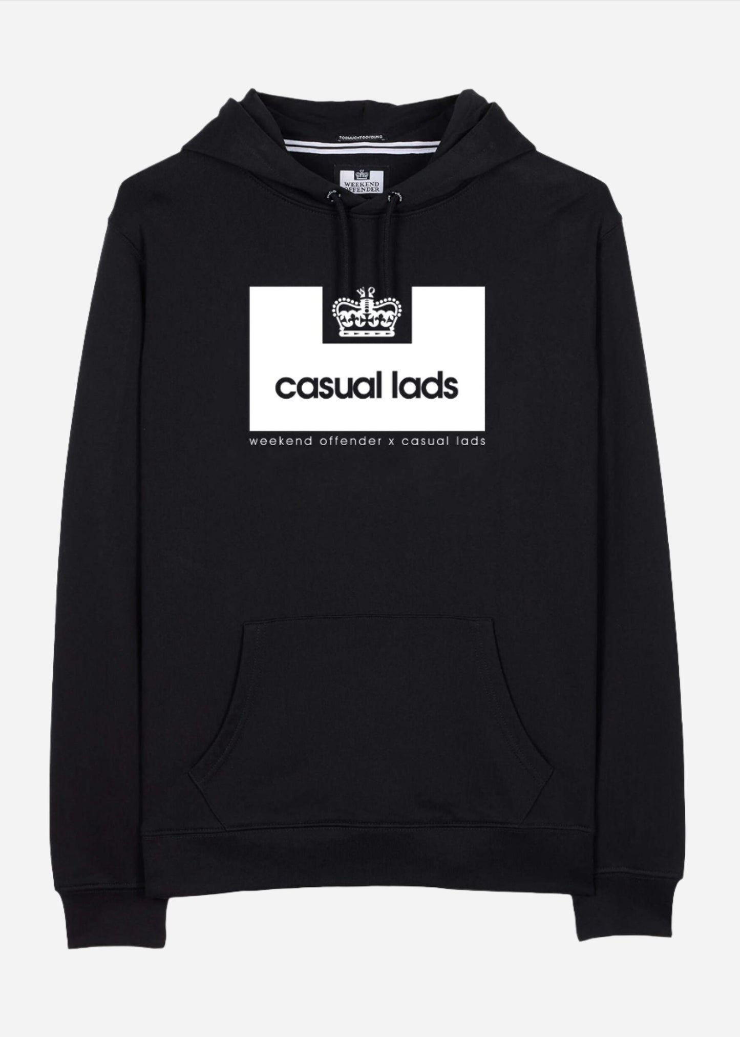 Weekend Offender Hoodies  Casual Lads hoodie - black 