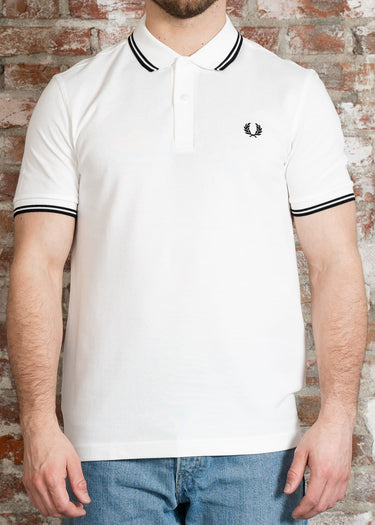 Fred Perry Polo's Twin tipped fred perry polo shirt- white