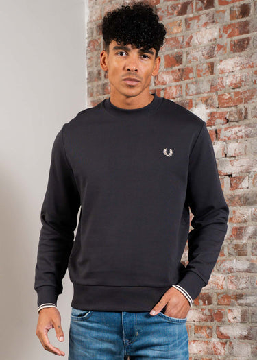 Fred Perry Truien Crew neck sweat-shirt - Anchor Grey Oatmeal