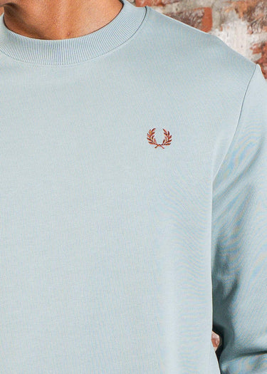 Fred Perry Truien Crew neck sweat-shirt - silver blue