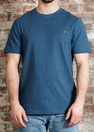 Farah T-shirts Danny reg ss tee - cold metal marl