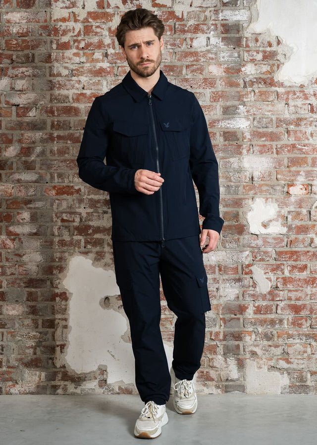 Lyle & Scott Pants Nylon cargo trouser - dark navy