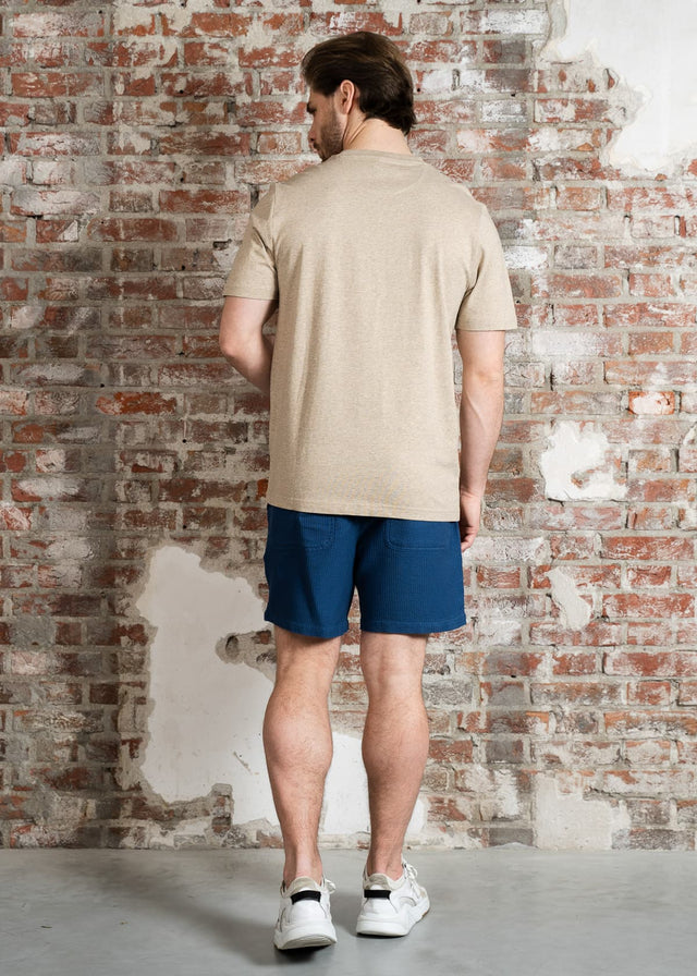 Farah Shorts Redwald textured waffle short - cold metal