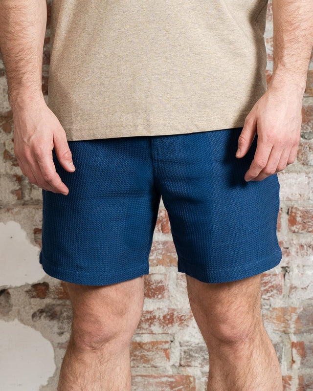 Farah Shorts Redwald textured waffle short - cold metal