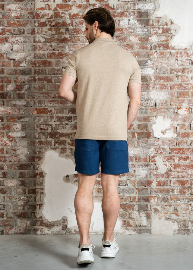Farah Polos Blanes ss polo - haxelnut marl