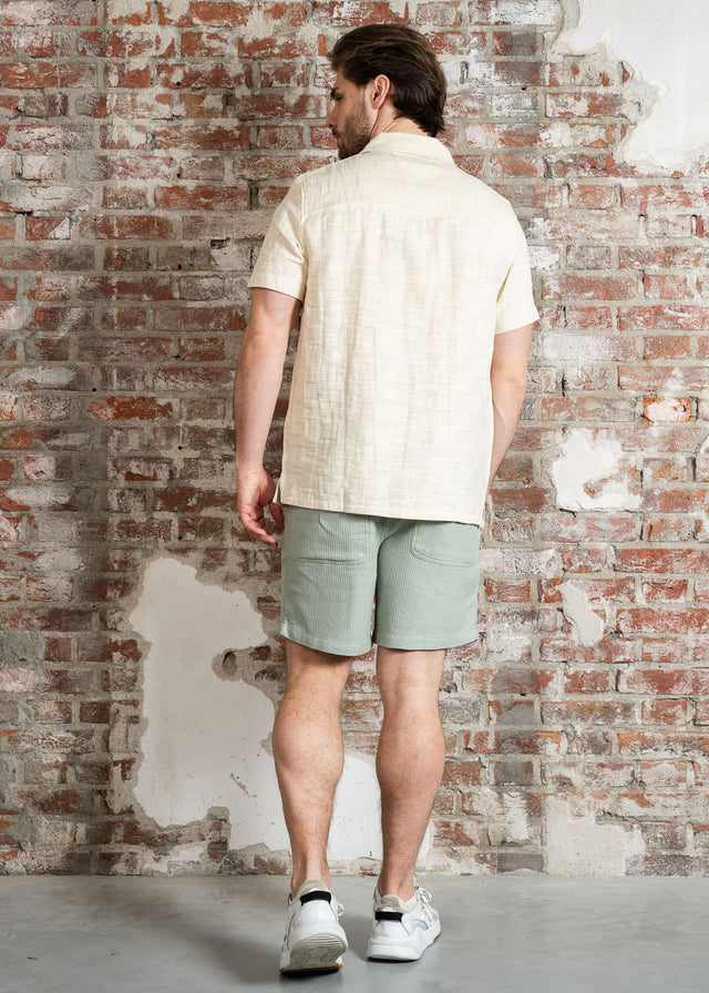 Farah Shirts Fleet check - cream