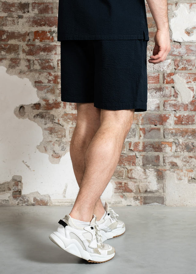 Farah Shorts Redwald seersucker short - true navy