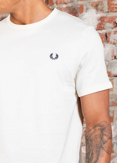 Fred Perry T-shirts Ringer t-shirt - ecru