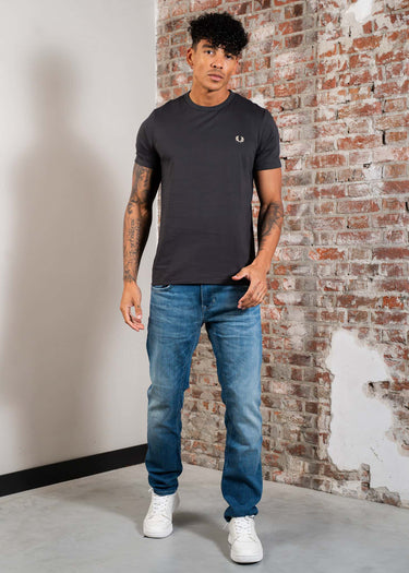 Fred Perry T-shirts Ringer t-shirt - anchor grey