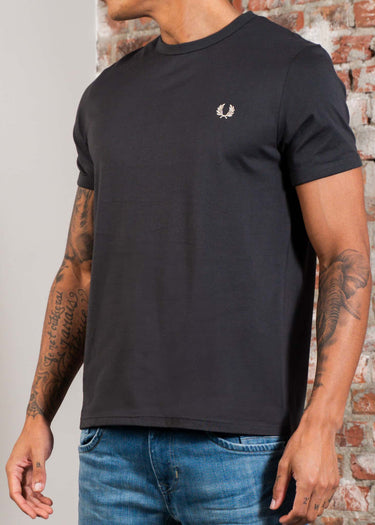 Fred Perry T-shirts Ringer t-shirt - anchor grey