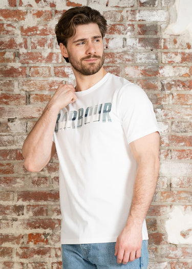Barbour T-shirts Barbour thurford t-shirt - white
