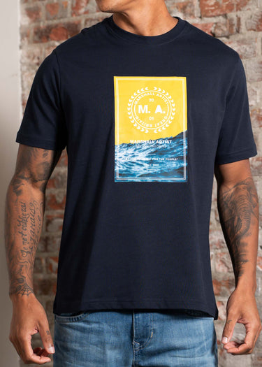 Marshall Artist T-shirts Canute t-shirt - navy