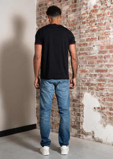 Fred Perry T-shirts Twin tipped t-shirt - black burnt red