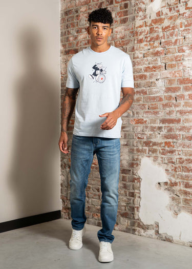 Ben Sherman T-shirts Drummer target - ice blue