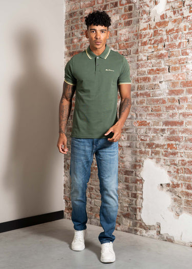 Ben Sherman Polo's Signature pique polo - deep jungle