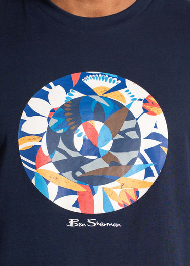 Ben Sherman T-shirts Tropical target - dark navy