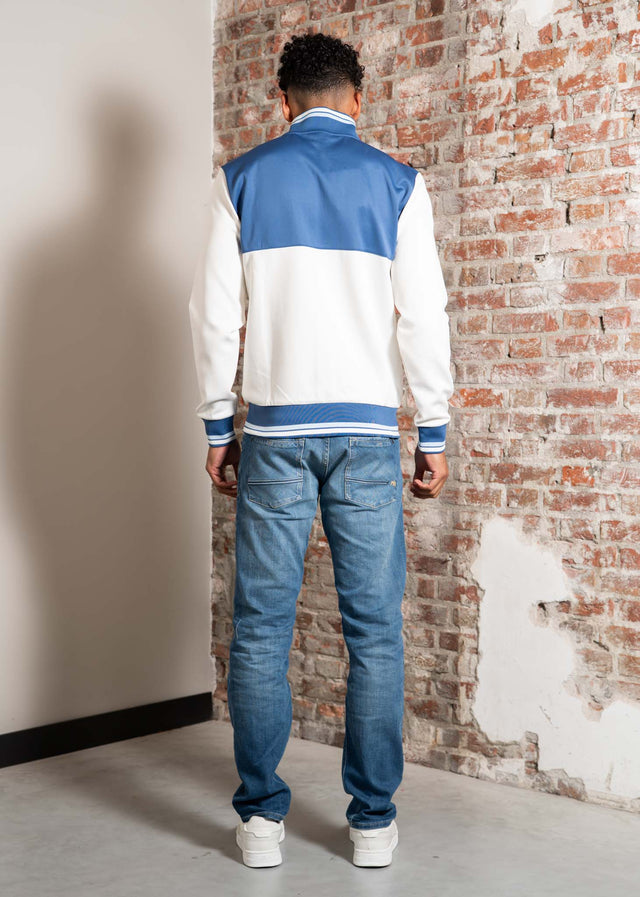 Ellesse Cardigans Vignola track top - off white navy