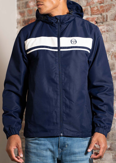 Sergio Tacchini Jassen Damarindo windbreaker jacket - maritime blue gardenia