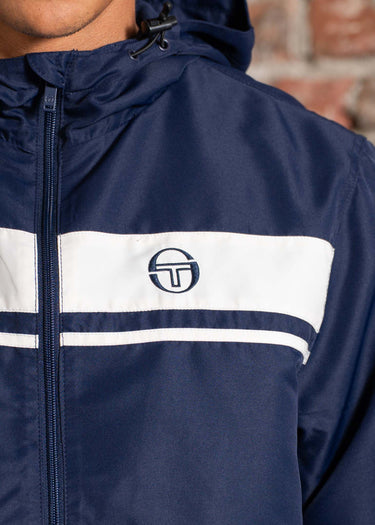 Sergio Tacchini Jassen Damarindo windbreaker jacket - maritime blue gardenia