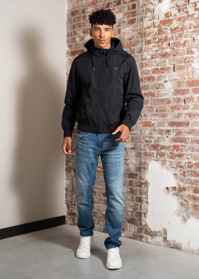 Fred Perry Jackets The hooded brentham jacket - black