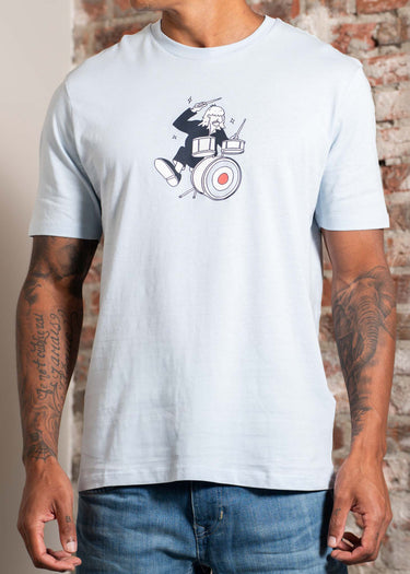 Ben Sherman T-shirts Drummer target - ice blue