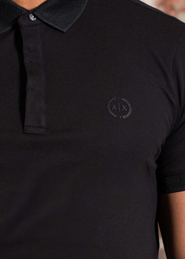 Armani Exchange Polo's Polo - black