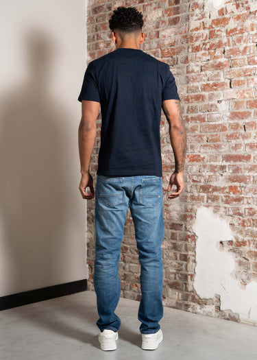 Weekend Offender T-shirts Shevchenko - navy mid house check