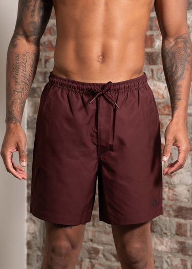 Fred Perry Zwembroeken Classic swimshort - oxblood