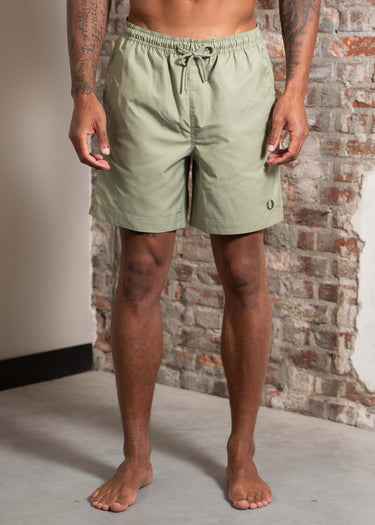Fred Perry Zwembroeken Classic swimshort - olive mint