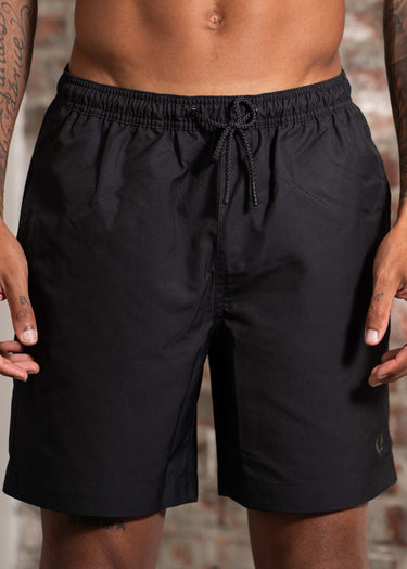 Fred Perry Zwembroeken Classic swimshort - Black Court Green