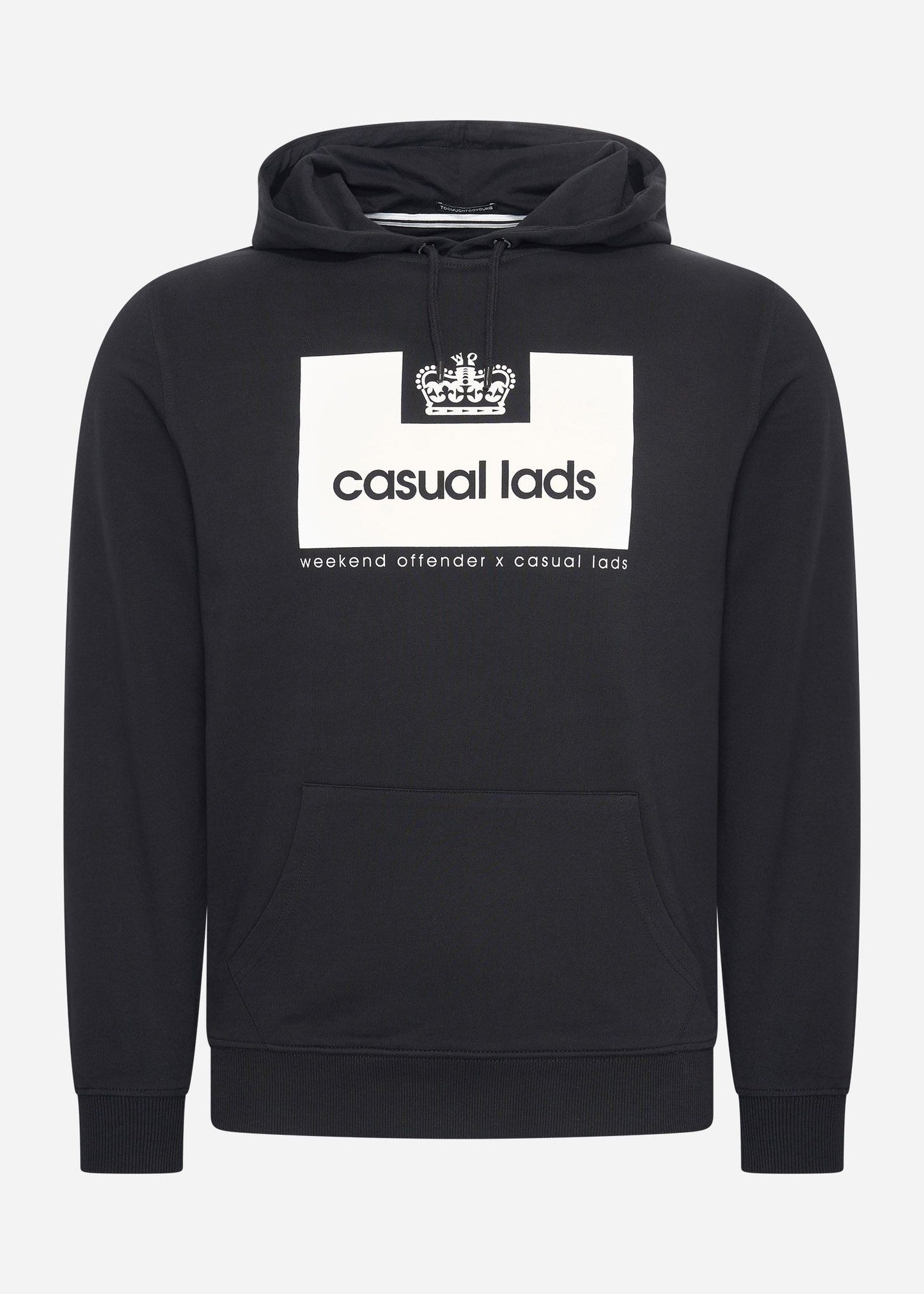 Weekend Offender Hoodies  Casual Lads hoodie - black 